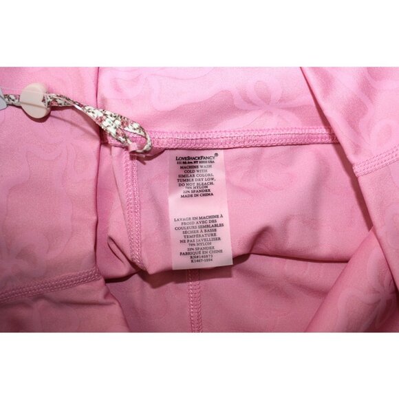 nwt LOVE SHACK FANCY Highland High Waisted Active Legging in Pink/Rose - Size L - Picture 9 of 10